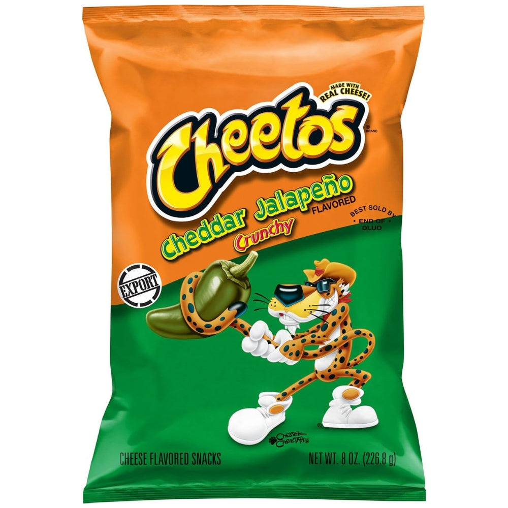 Cheetos Crunchy Cheddar Jalapeno USA 226g