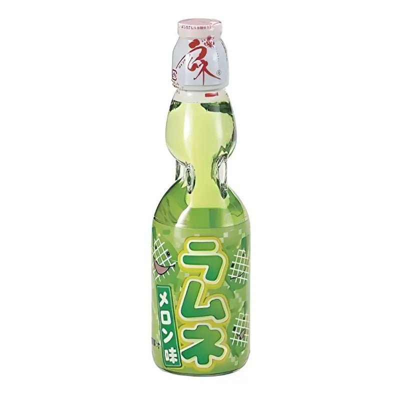 Hatakosen Ramune soda boca od zelenog melona, bočica 200 ml s čepom