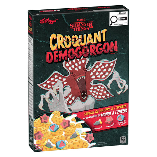 Kutija kornfleksa Crunch Kellogg's Stranger Things Demogorgon, 232 g