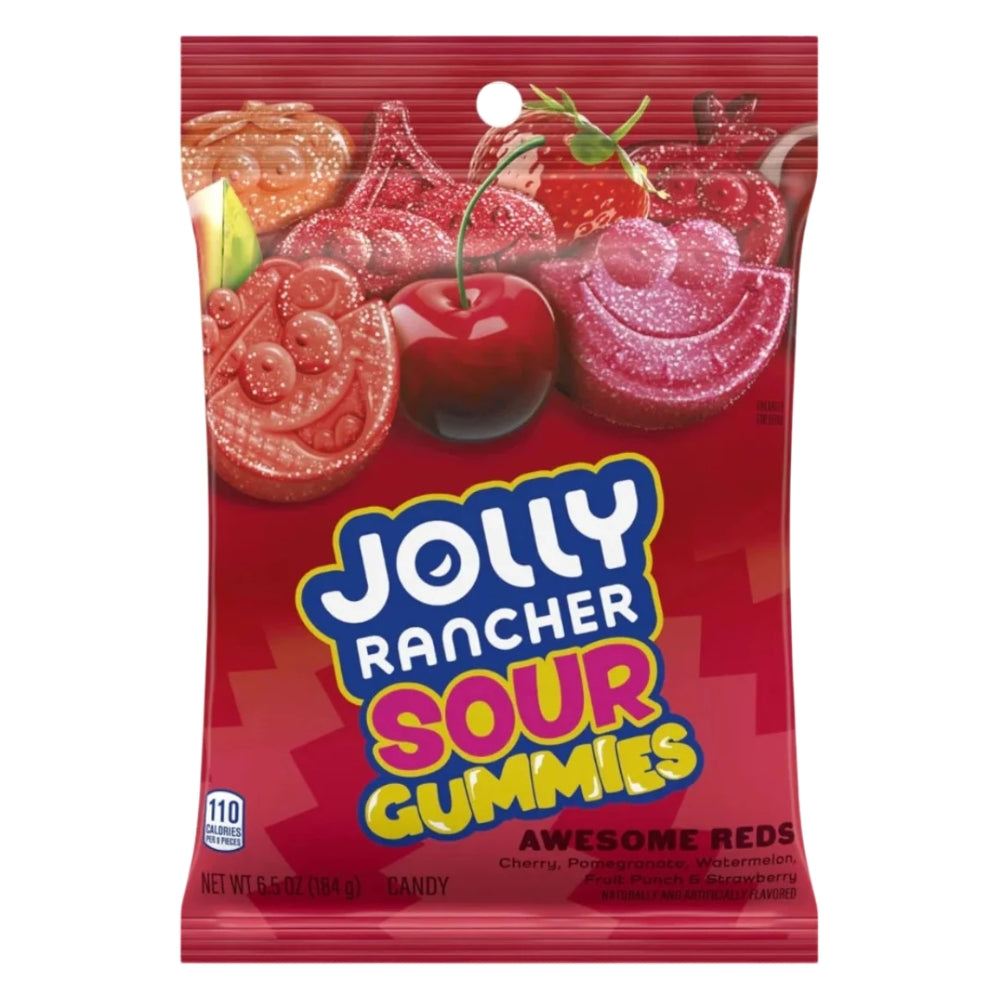Jolly Rancher Gummies Sour Awesome Reds 184g
