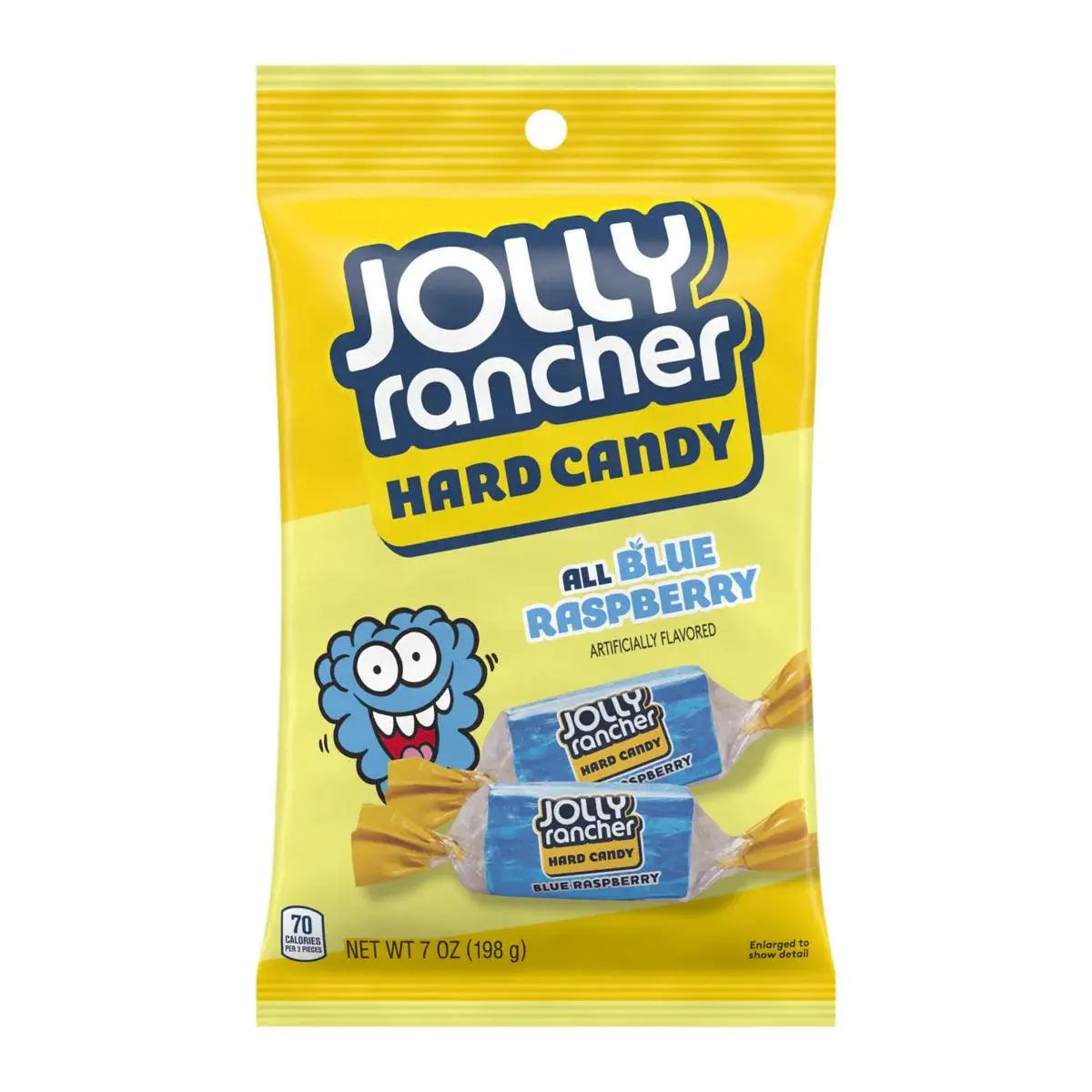 Vrećica tvrdih bombona Jolly Rancher plava malina, 198 g